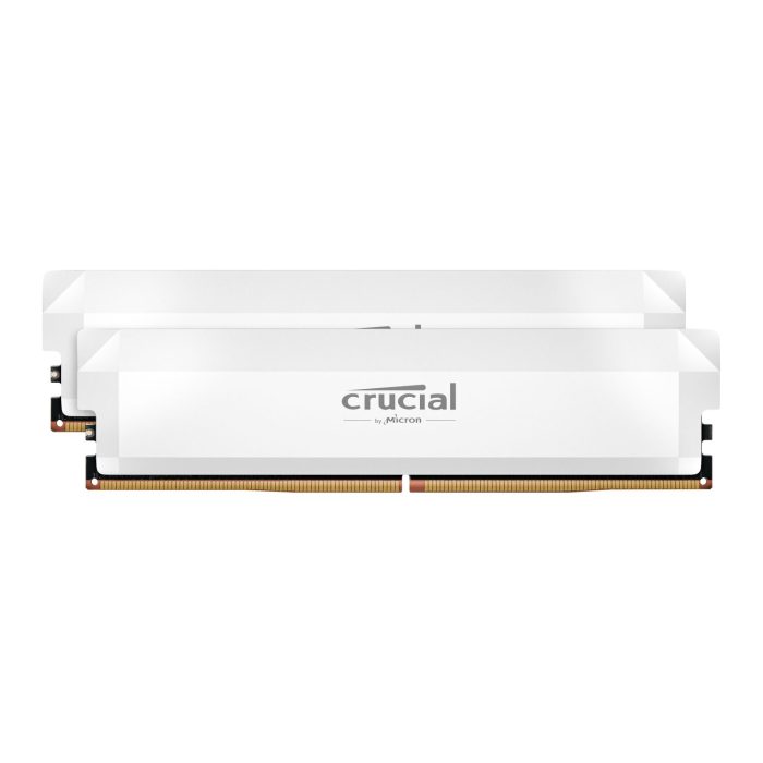 Crucial Pro DDR5-6000 64GB Overclocking Memory Kit - White -