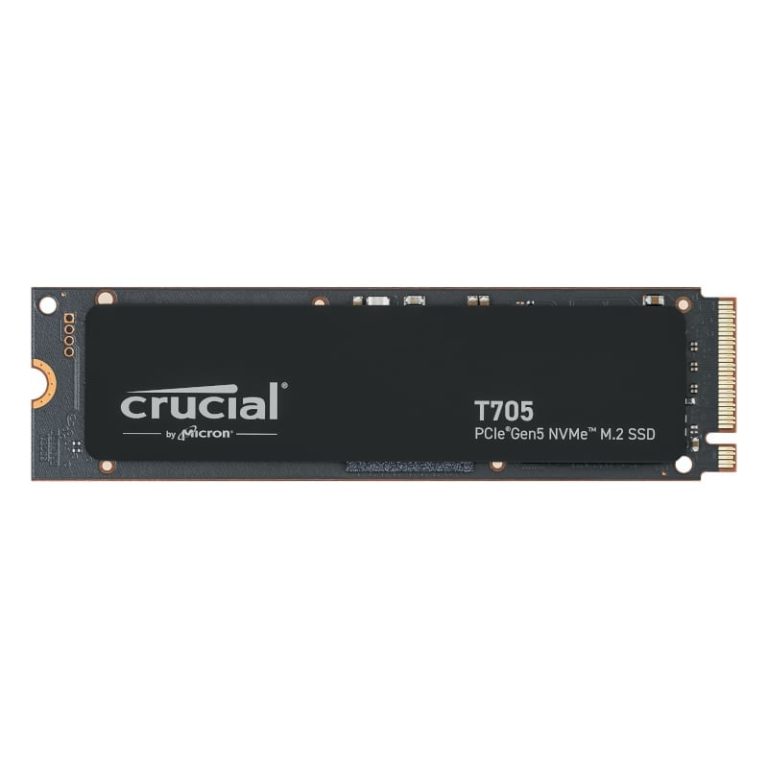 Crucial T705 1TB M.2 NVMe Gen5 NAND SSD Black