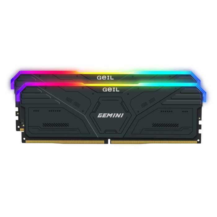 Geil Gemini RGB 64GB KIT(2X32GB) 6000MHz DDR5 Desktop Gaming Memory - Grey Grey