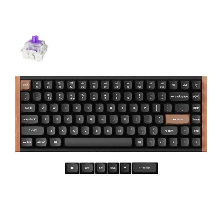 Keychron K2 HE Wireless Special Edition Magnetic Custom Keyboard | NEBULA Switch – Black Black