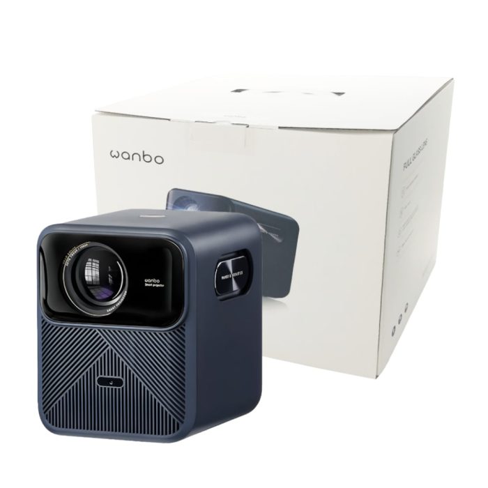 WANBO MOZART 1 PRO 1080P 900ANSI Android 11 Smart Home Theatre Projector - Dark Blue Dark Blue