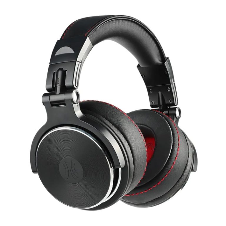 Oneodio Pro 50 Professional Wired Over Ear DJ and Studio Monitoring Headphones - BK Black
