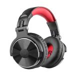 Oneodio Pro 10 Professional Wired Over Ear DJ and Studio Monitoring Headphones - Red/Black Black/Red