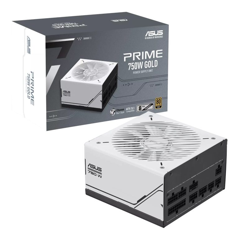 ASUS Prime AP-750G 750W 80+ Gold Fully Modular ATX3.1 Power Supply White
