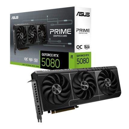 ASUS PRIME GeForce RTX 5080 16GB OC Edition GDDR7 Graphics Card Black