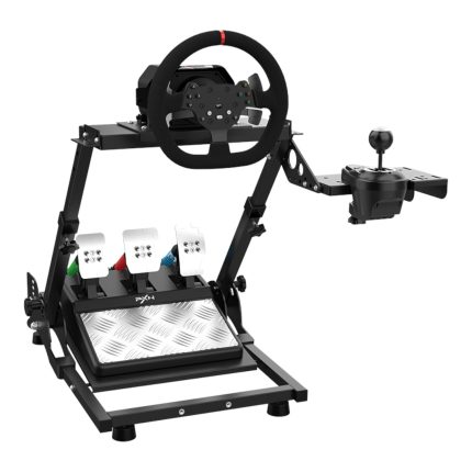 PXN A10 Gaming Racing Wheel Foldable Stand Black