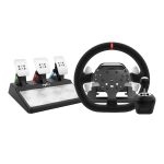 PXN V10 3-in-1 Force Feedback Steering Wheel Black