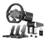 PXN V12 Lite Sim Racing Steering Wheel Bundle Black
