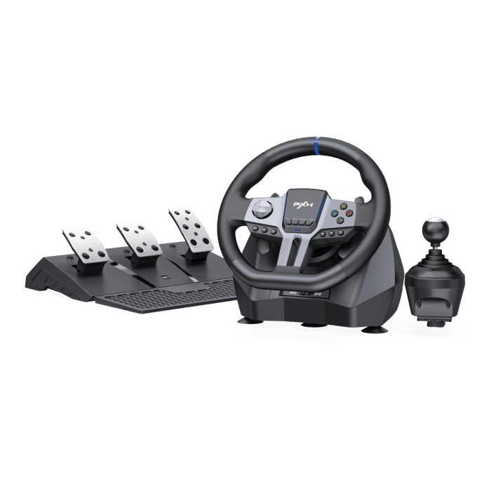 PXN V9 Gen 2 Gaming Steering Wheel Black