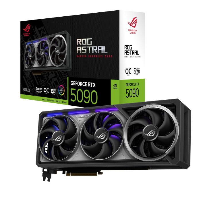 Asus ROG Astral GeForce RTX 5090 32GB GDDR7 OC Edition Black