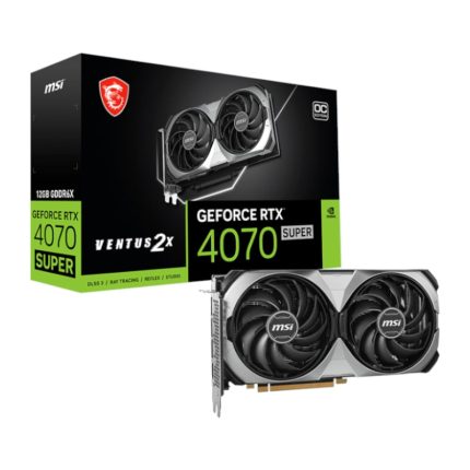 MSI Nvidia GeForce RTX 4070 Super Ventus 2x OC 12GB Graphics Card -