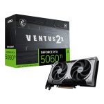 MSI GeForce RTX 5060 Ti VENTUS 2X OC PLUS 16GB GDDR7 Graphics Card Black/Silver