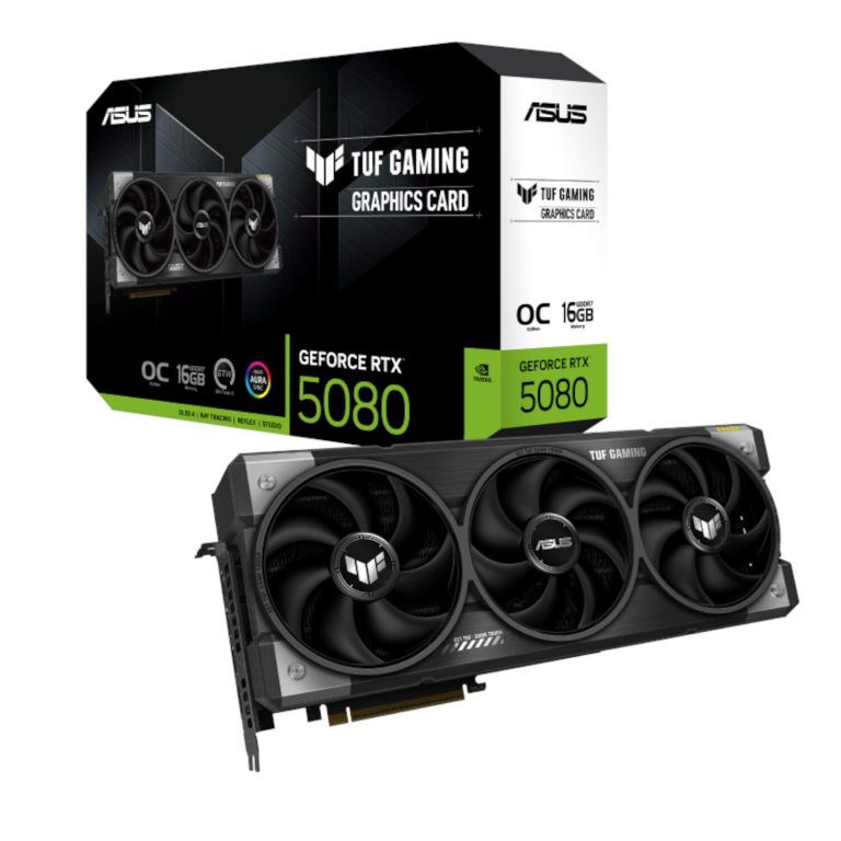 Asus TUF Gaming GeForce RTX 5080 16GB GDDR7 OC Edition Black