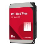 Western Digital Red Plus 8TB NAS HDD - Reliable 3.5" SATA Drive for NAS -