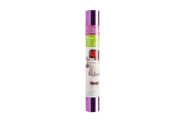 2003493 - Cricut Foil Iron-On 30X60cm (Violet) - Cricut Foil Iron-On, Violet, Heat transfer vinyl roll, Smooth heat transfer vinyl, Violet, Monochromatic, Glossy, Cricut Maker, Cricut Explore Machines