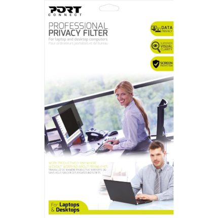 Port Connect 2D 4/3 Professional Privacy Filter 13.3" Clear
